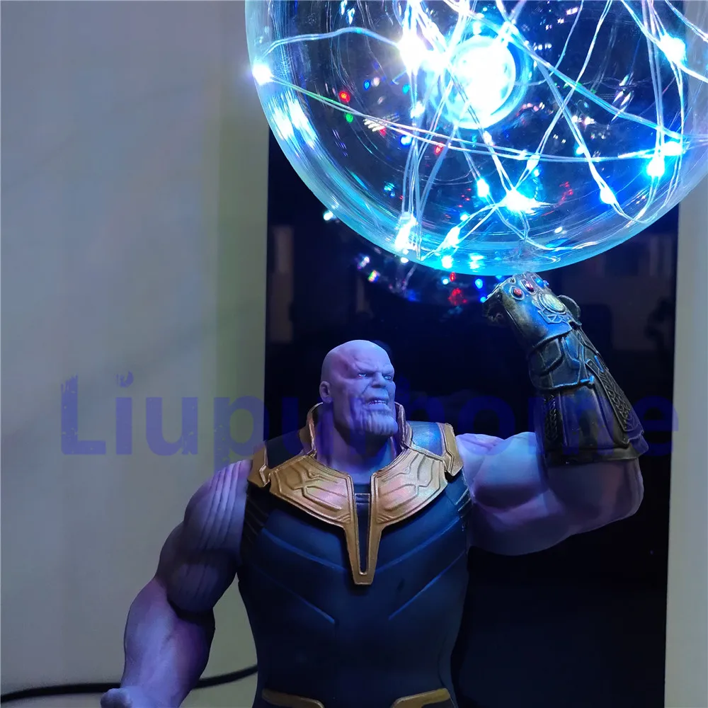 Игровая перчатка Marvel танос экшн игрушки светодиодная лампа набор мстители Endgaeme