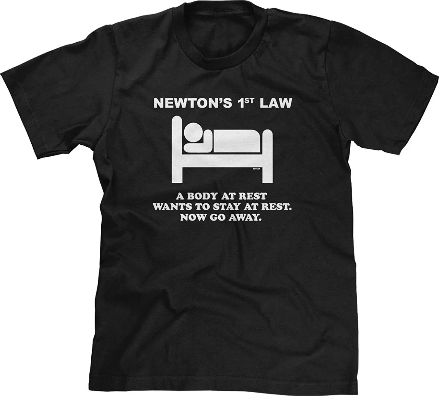 Мужская Футболка первый Закон ньютона А Теперь Уходите|men t-shirt|t-shirt ment-shirt t-shirt |
