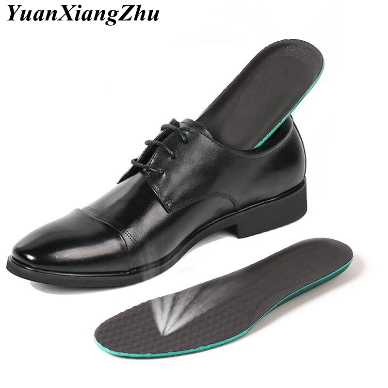 

Кожаные дышащие мужские кожаные стельки двухслойные из свиной кожи амортизирующие пот повседневные спортивные стельки 1 пара для мужчин и ...