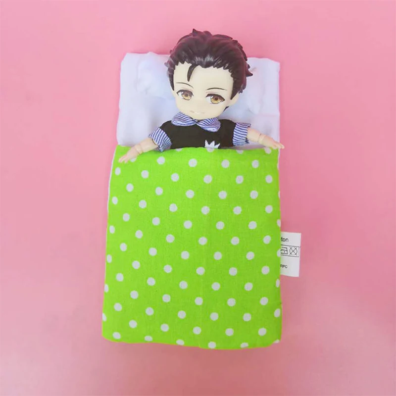 Спальный мешок для куклы OB11 1/12 BJD 16 см в длину аксессуары 2 цвета|Куклы| |