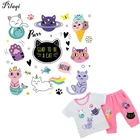 Забавные нашивки Pulaqi для домашних животных, кошек, для одежды, джинсов, домашняя нашивка для самостоятельного использования, аппликация, украшение, теплопередающие наклейки, нашивки H