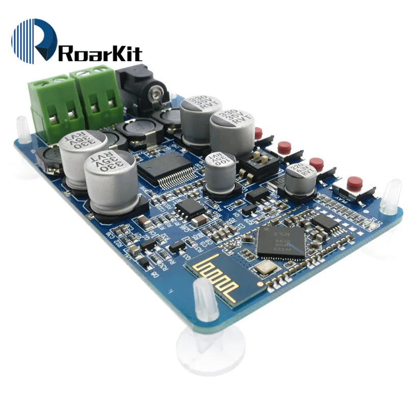 Беспроводной Bluetooth 4 0 аудио приемник цифрового TDA7492P 50 Вт + усилитель доска с best