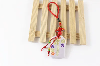 love 1 шт. Omamori Фортуна безопасность богатых хороший свадебный телефон кулон Бодхидхарма ключница семья ребенок подарок - Цвет: love