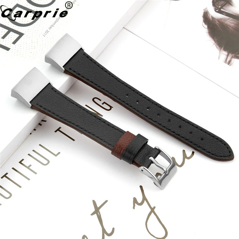 Новый дизайн кожаный смарт браслет часы ремешок для Fitbit Charge 3 Смарт аксессуар