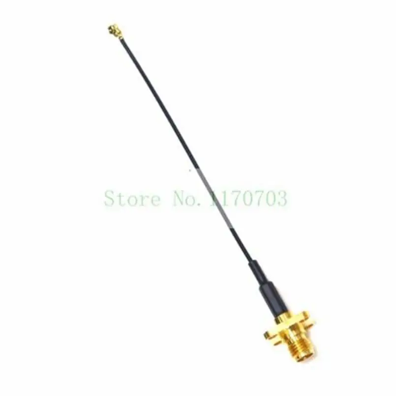10 Pcs RF Coaxial SMA/RP-SMA Female Square Flange to UF.L Ipx Ipex 1 Generation Cable Connector (0.1m.0.15m.0.2m) | Обустройство дома
