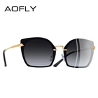 Солнцезащитные очки AOFLY в винтажной оправе, кошачий глаз, поляризационные, UV400, A123
