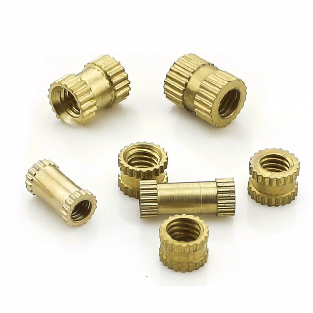 25 100 шт. медные вставки M3|brass insert|knurled nutnut insert |