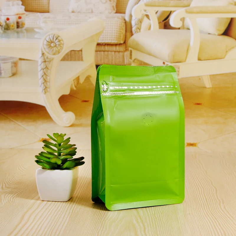 Упаковочный пакет из алюминиевой фольги с молнией и клапаном|bags with|bag sidebag coffee |