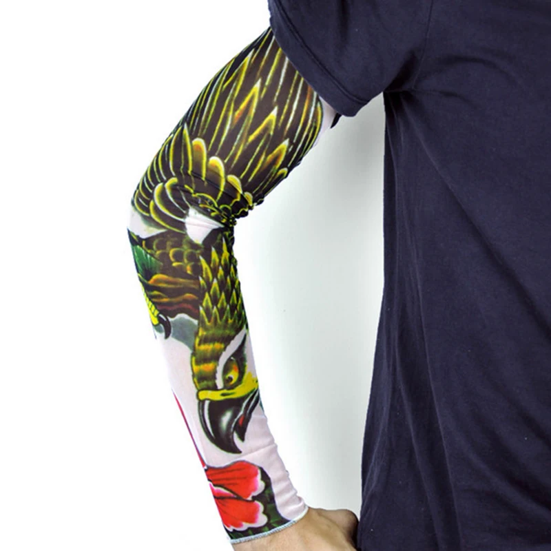 OPHIR 6Pcs Arm Tattoo Sleeves Assorted Mix Nylon Stretchy Fake Body Stockings_TA029 | Красота и здоровье