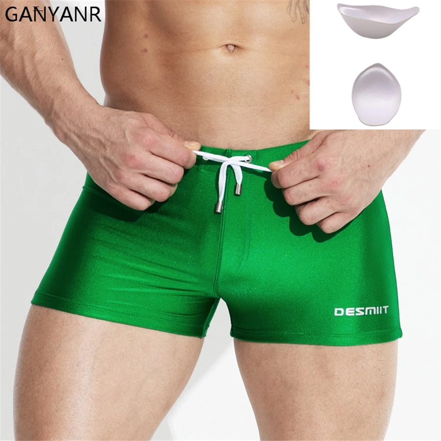 DESMIIT бренд Одежда заплыва Мужские Шорты для купания Для мужчин Купальники