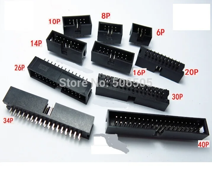 DC3-14P 14 контактов 2 54 мм JTAG разъем ISP 10 шт./лот | Строительство и ремонт