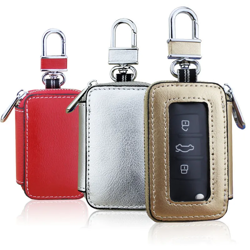 Новинка 2017 Роскошный кошелек для ключей из спилковой коровьей кожи унисекс