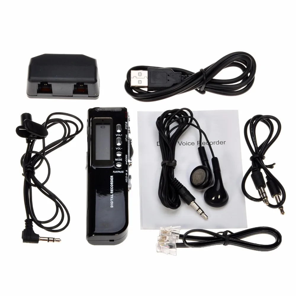 Бренд продаж N10 8GB Цифровой диктофон Диктофон MP3-плеер USB Flash поддерживает MP3 WMA ASF и WAV музыкальные форматы