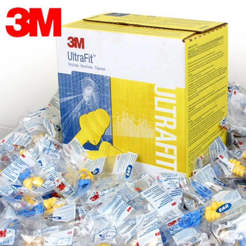 3M 340-4004 ультра-подходят затычки для ушей на шнурке шумоподавление наушники Рождественская елка Стиль наушник для плавания 3 м коробка/100 пар GM9212