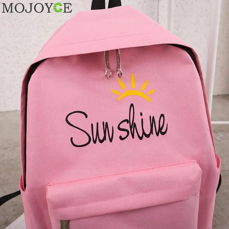 4 шт./компл. композитные сумки Для женщин Письмо Mochila рюкзак туристические рюкзаки для отдыха школьные рюкзаки для девочек-подростков, школьный рюкзак