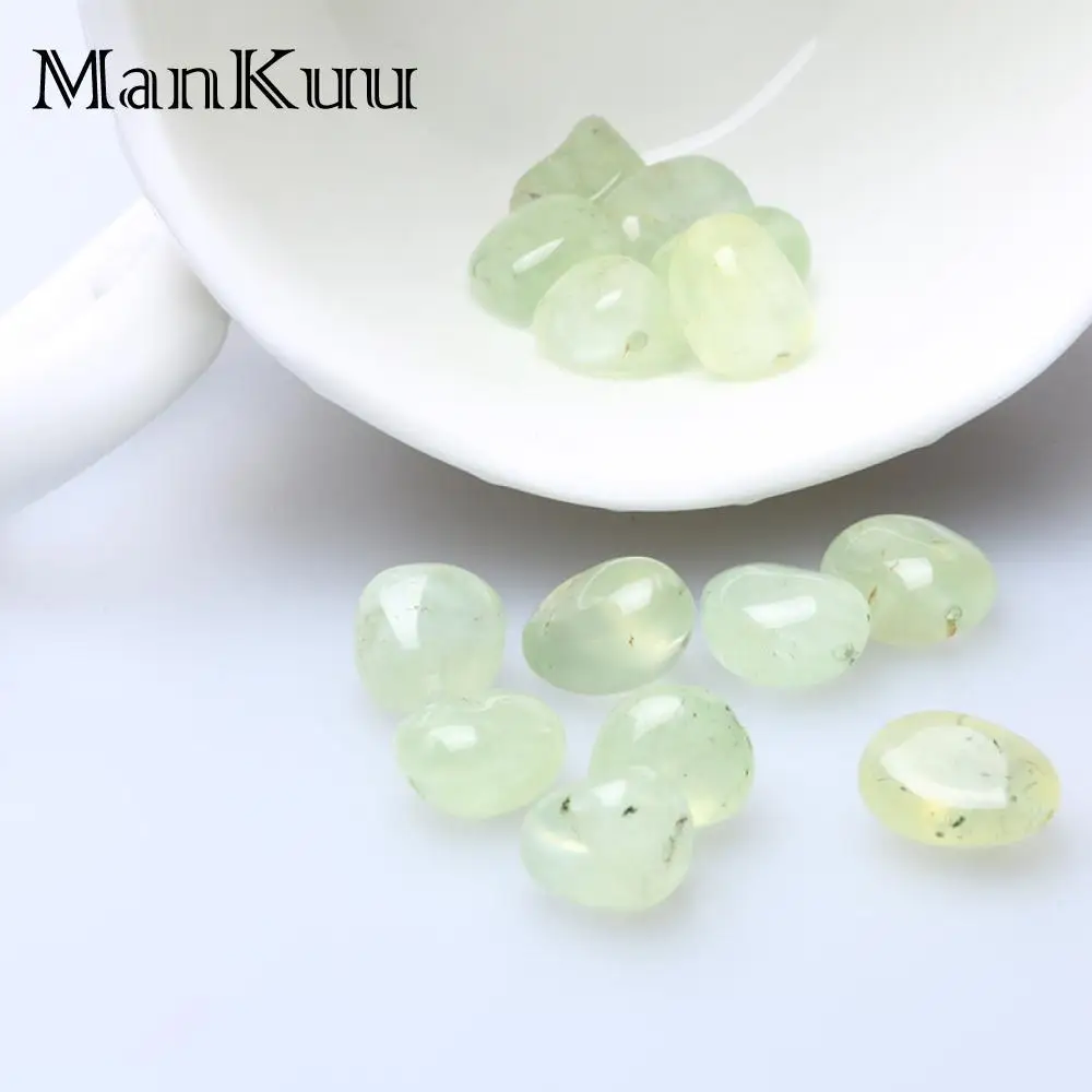 ManKuu 10-15 мм нерегулярный бледно-зеленый виноградный хрустальный бисер