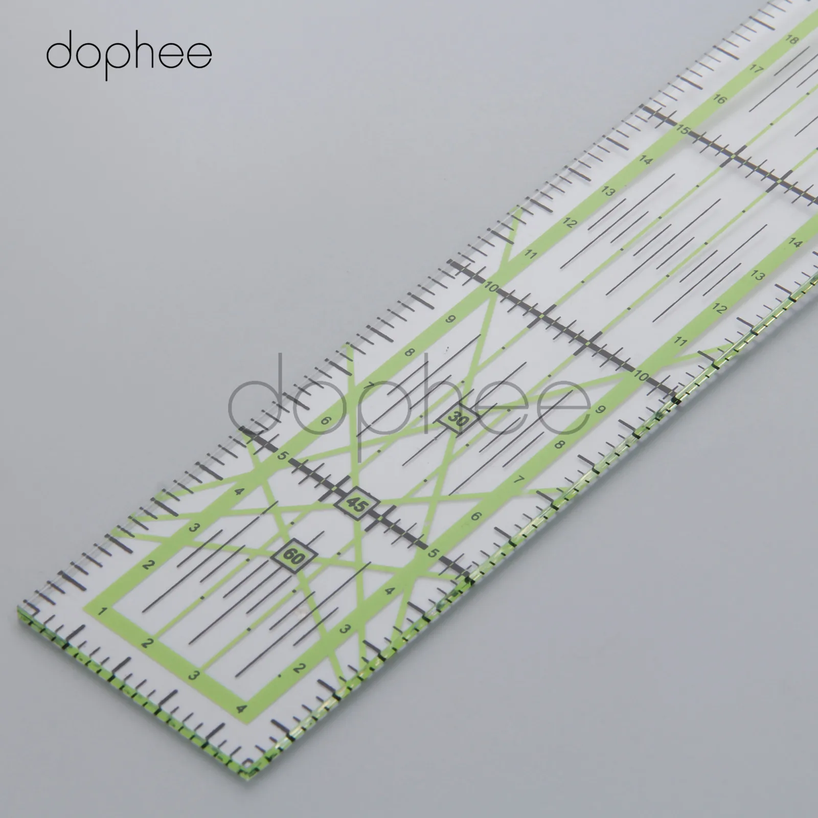 Dophee 1 шт. 5*30 см линейка для лоскутного шитья выровненная квилтинга строгая