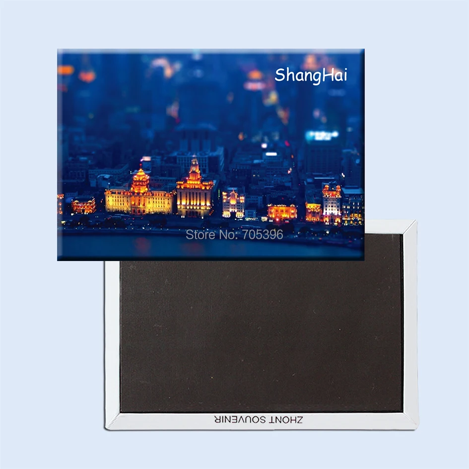 

Shanghai Bund River,Clock tower Fridge Magnet,Souvenir Gifts,Metal Wrapped magnets 21019