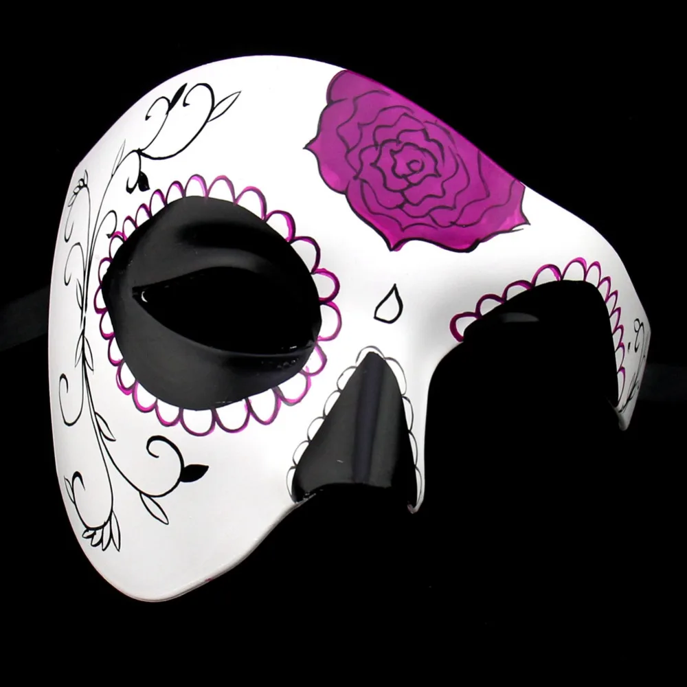 2018 Маскарадная маска День мертвых масок для Хэллоуина маскарада|party mask|masquerade