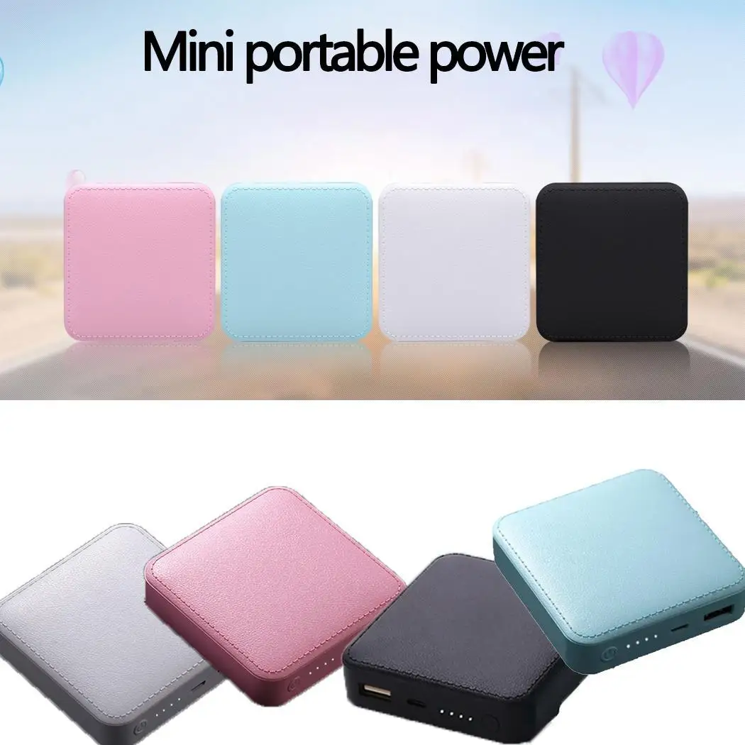 10000 mAh/7800 mAh/6000 mAh внешний аккумулятор ультра тонкий мини большой емкости мобильный