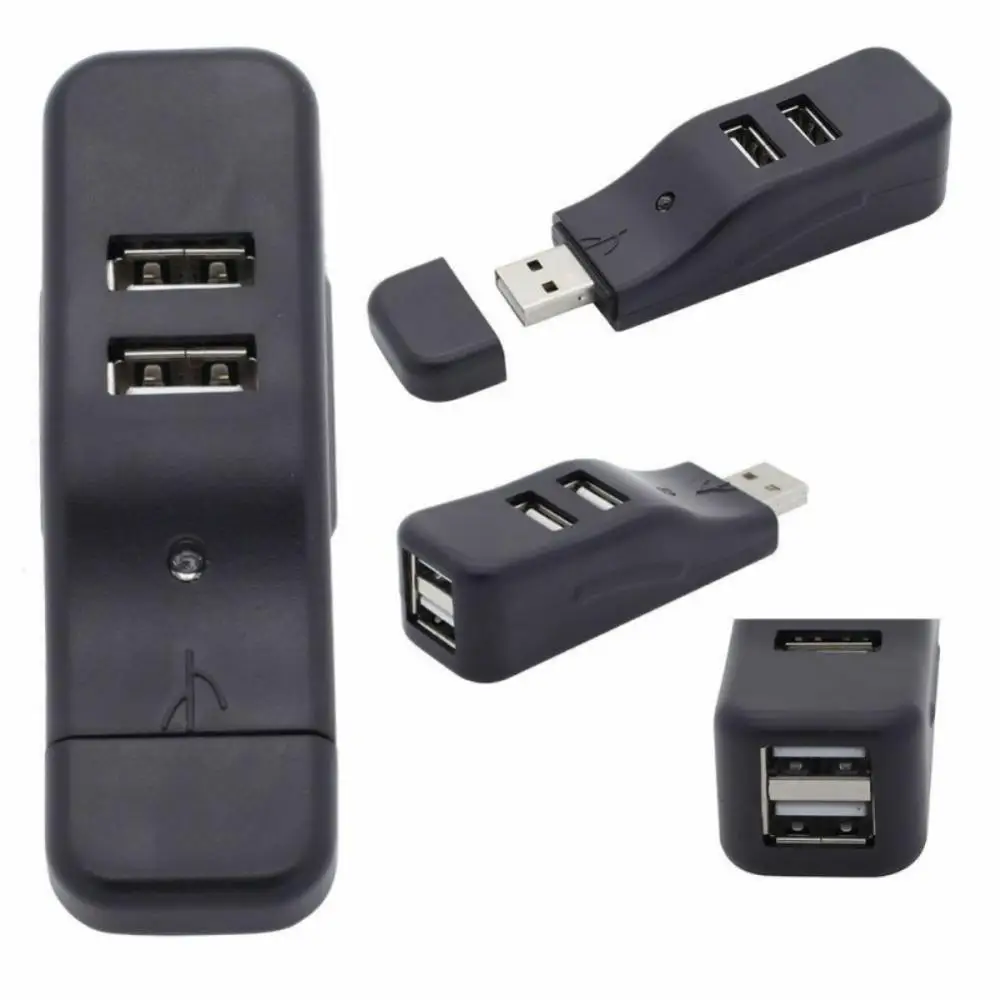 4 портовый USB концентратор высокоскоростной мини 2 0 разветвитель для ПК ноутбука
