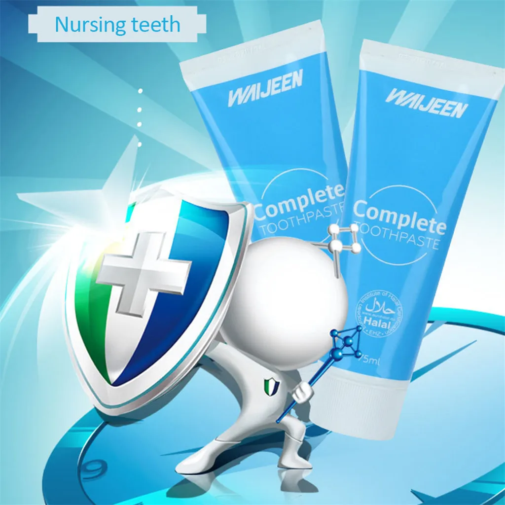 75 мл отбеливающая зубная паста уход за полостью рта зубами крем всего защитный