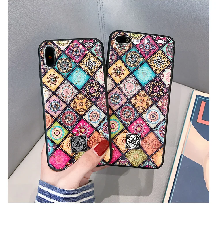 GlamPhone чехол с геометрическим рисунком, сетчатый чехол для телефона для iphone 11 XS Max, чехол для iphone XR X 8 7 6S 6 Plus, роскошный блестящий чехол в стиле ретро