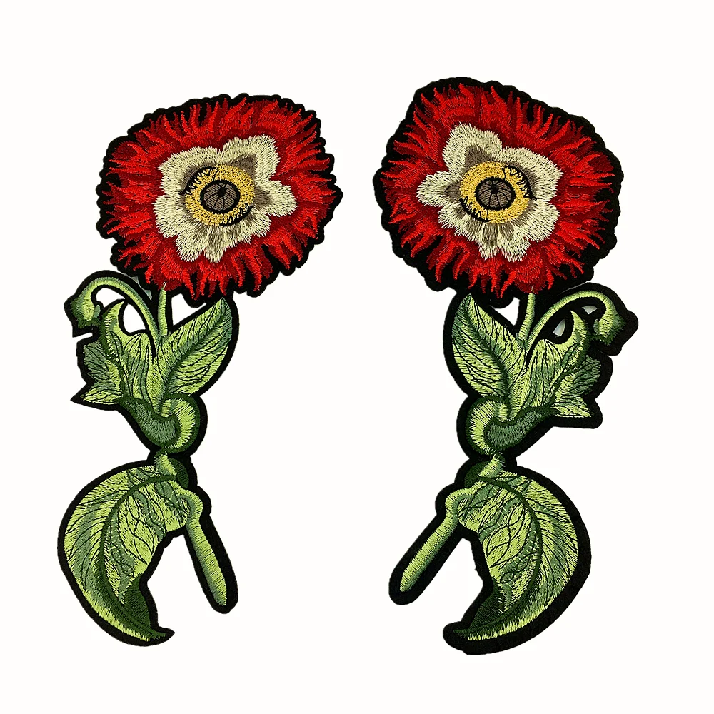 Вышивка патч железо на патчи для одежды цветок аппликация Одежда Наклейки Parches Bordados Para La Ropa AC1421