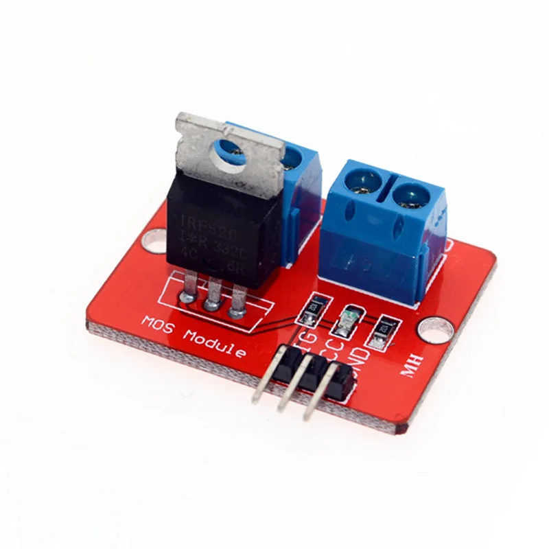 Модуль драйвера IRF520 для MCU ARM Raspberry Pi 0 24 В JDH99|Драйвер двигателя| |