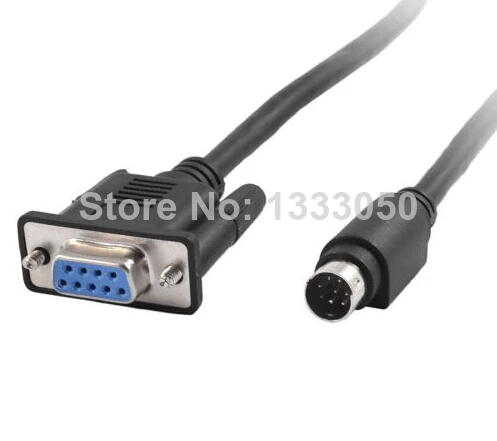 9 8 футов 8P Mini Din к RS422 программируемый кабель PLC для Fatek FBS/EasyView MT6000|Сетевые шнуры и