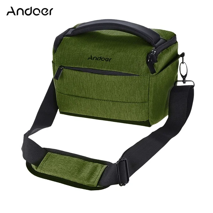 Green Andoer кубовидная DSLR камера сумка для камеры 1 камера 2 объектив для Canon Nikon sony FujiFilm Olympus - Цвет: Green