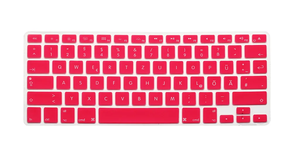 Американская раскладка немецких букв клавиатура протектор для Macbook Air Pro Retina 13