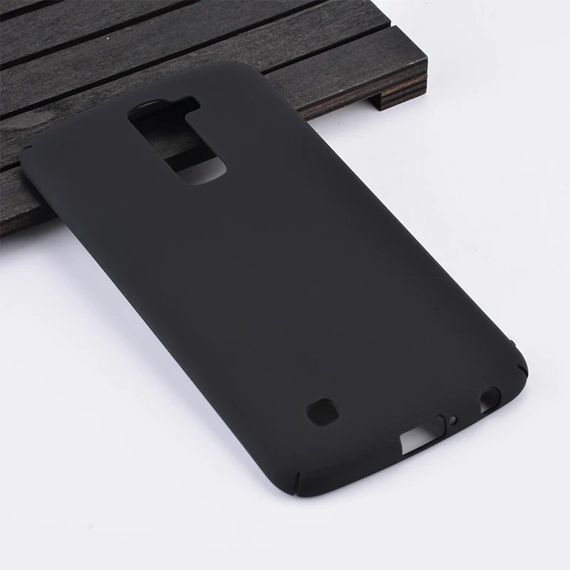 Для LG K10 Роскошный Прорезиненный Пластик Жесткий Case Matte Прорезиненные