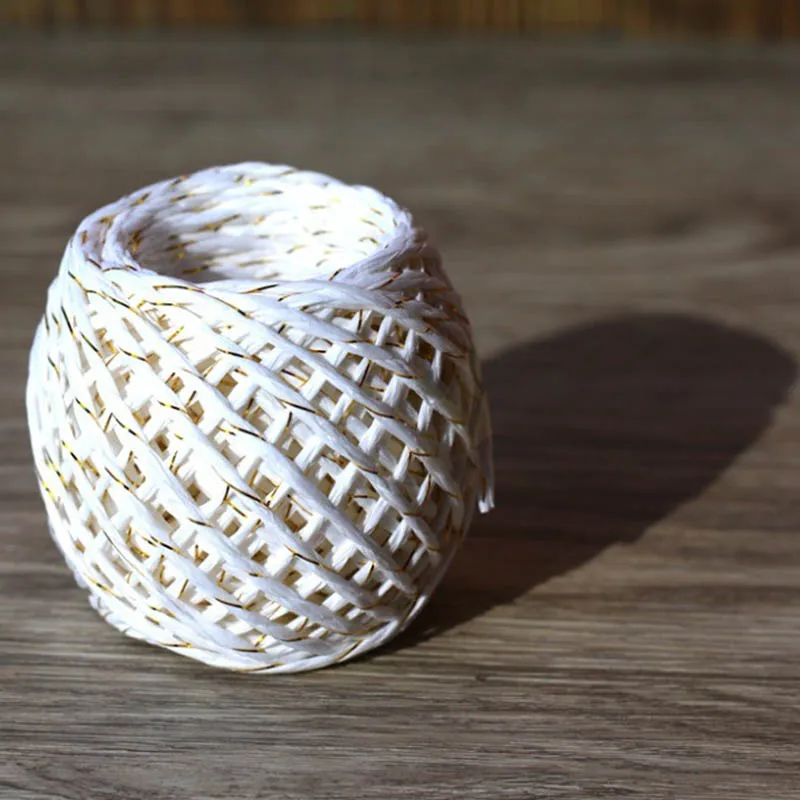 20m/Lot 2mm Natural Jute Rope Linen String Handmade Accessories Gift Package Ribbon DIY Hemp Craft Supplier 4 Colors | Дом и сад