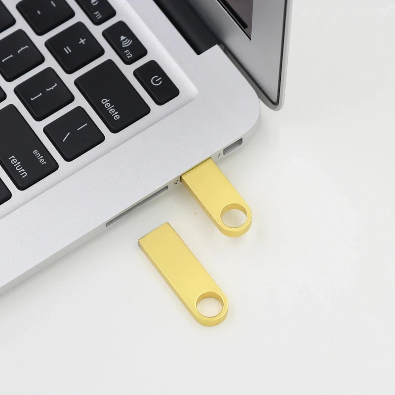 Стальной металлический водонепроницаемый USB флеш накопитель 64 ГБ 32 16 8 4 Гб