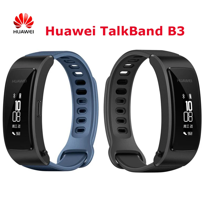 

Original Huawei Talkband B3 Lite Smart Wristband Bluetooth headset Answer/End Call Run Walk Sleep Auto Track Alarm Message