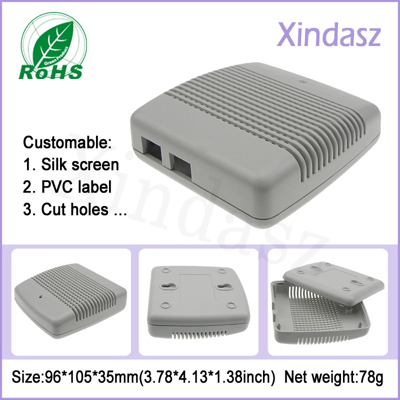 1 шт. 105*96*35 мм пластиковый корпус для печатной платы небольшой электроники