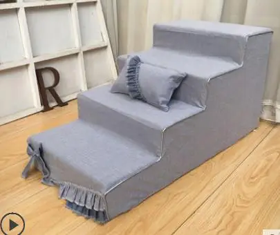 

Multilayer pet staircase can be customized removable and washable pet staircase pet ladder steps