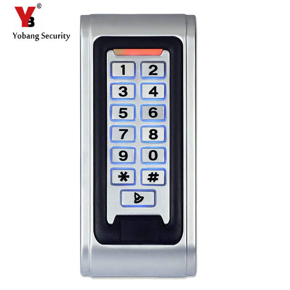 YobangSecurity Водонепроницаемый металлический корпус IP68 RFID 125 кГц ID клавиатура одной