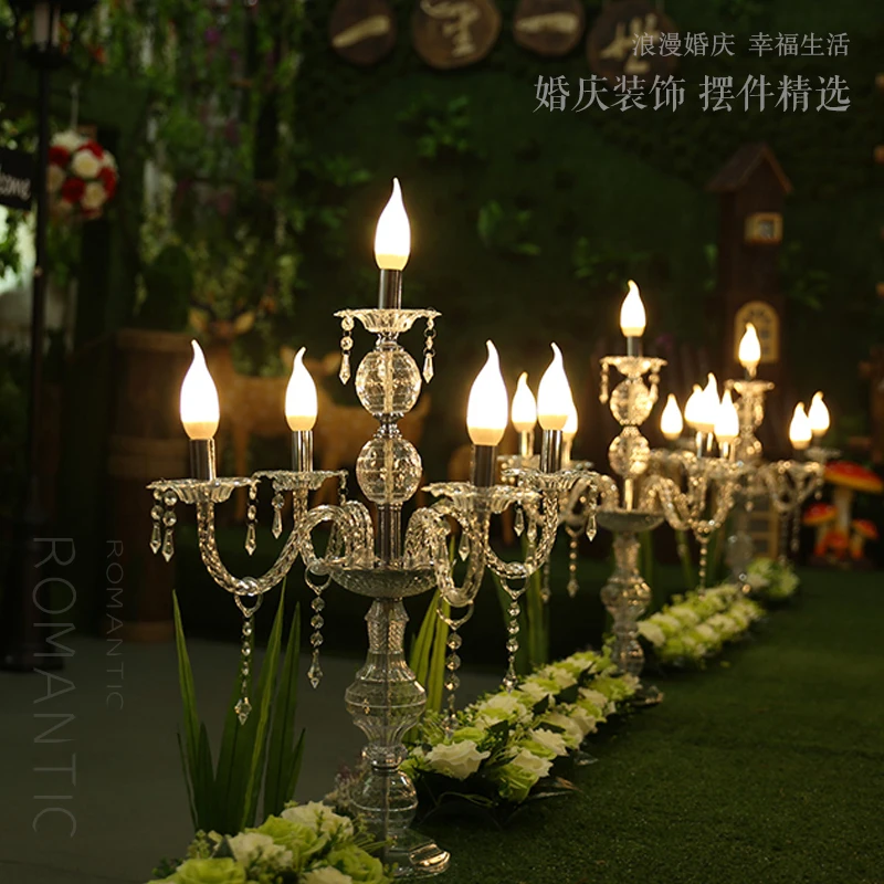 

2017 Wedding Candelabra Road leads 75cm Tall Wedding Centerpiece