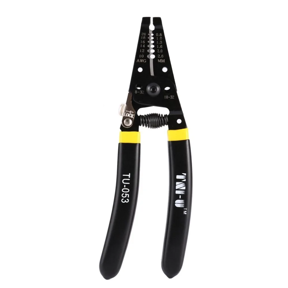 2018 New TU-053 High Quality Cable Wire Stripper Cutter Crimper Automatic Multifunctional TAB Terminal Crimping Plier Tools | Инструменты