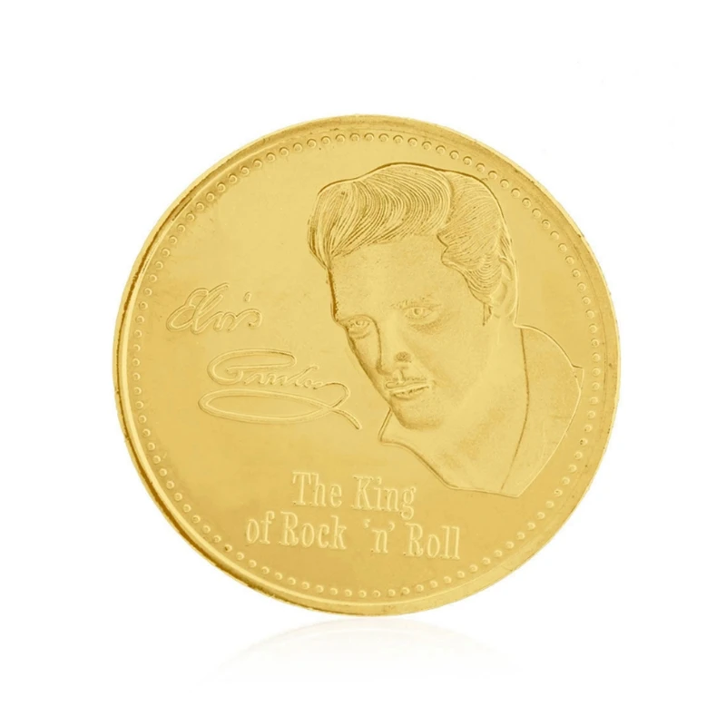 Памятная монета Elvis Presley коллекция искусств подарок BTC Биткоин сплав сувенир UU75