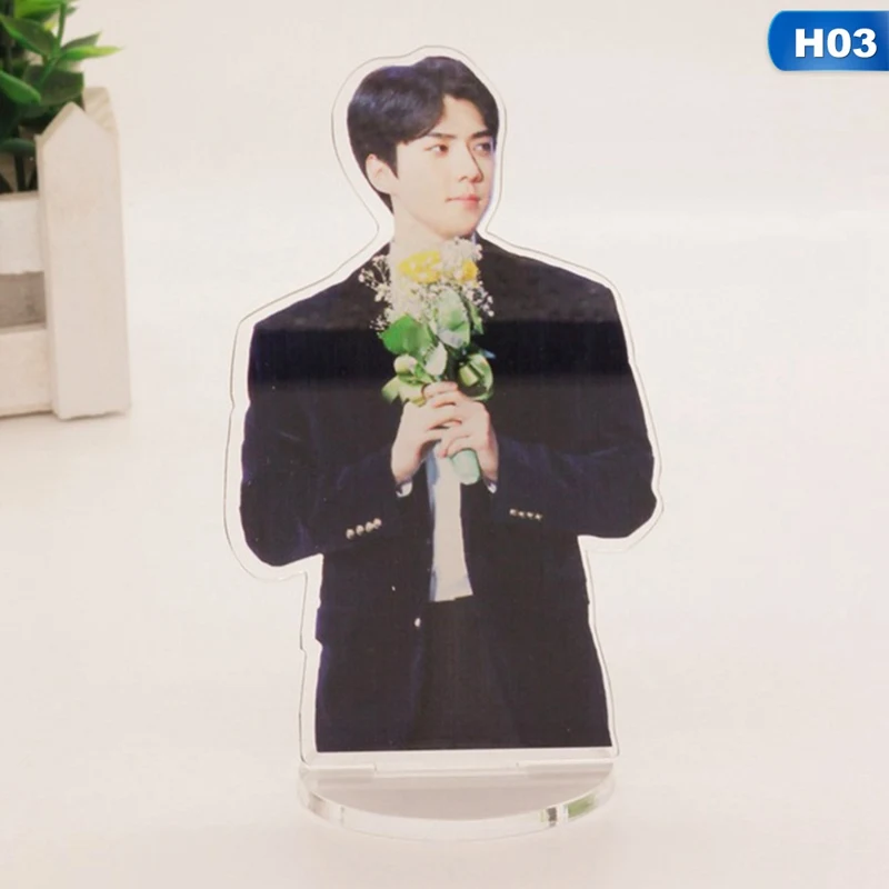 EXO Cute стоя Action Figure Doll акриловая подставка настольная декор канцелярские