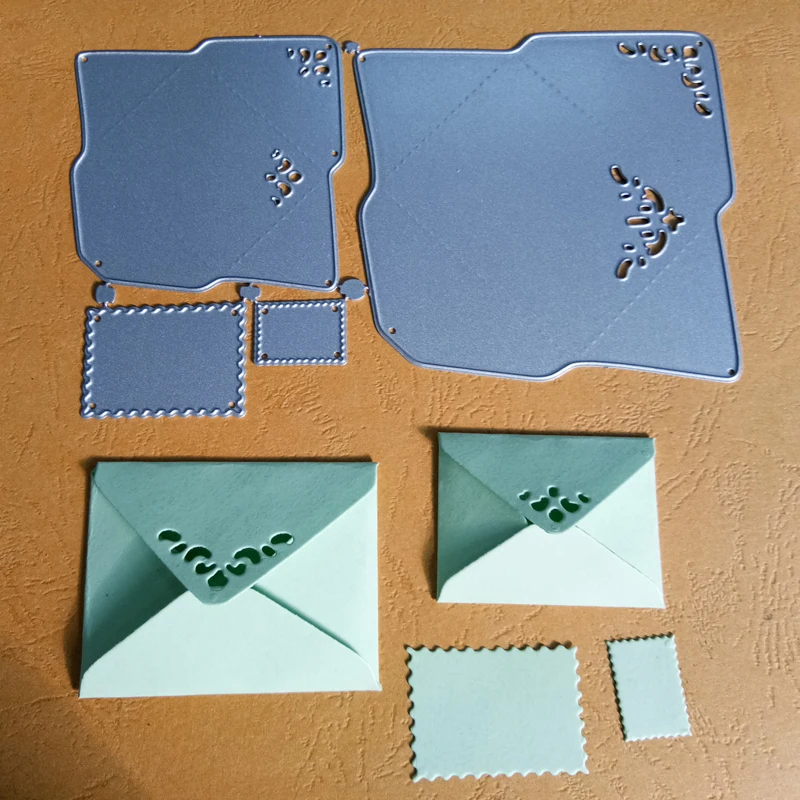 3D кружевная коробка для конвертов рамка резки металла трафарет DIY скрапбукинга