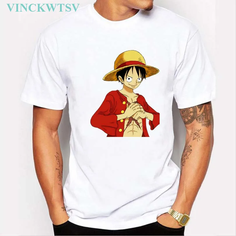 Vinckwts Одна деталь Vogue мультфильм футболки Для мужчин O Средства ухода за кожей Шеи