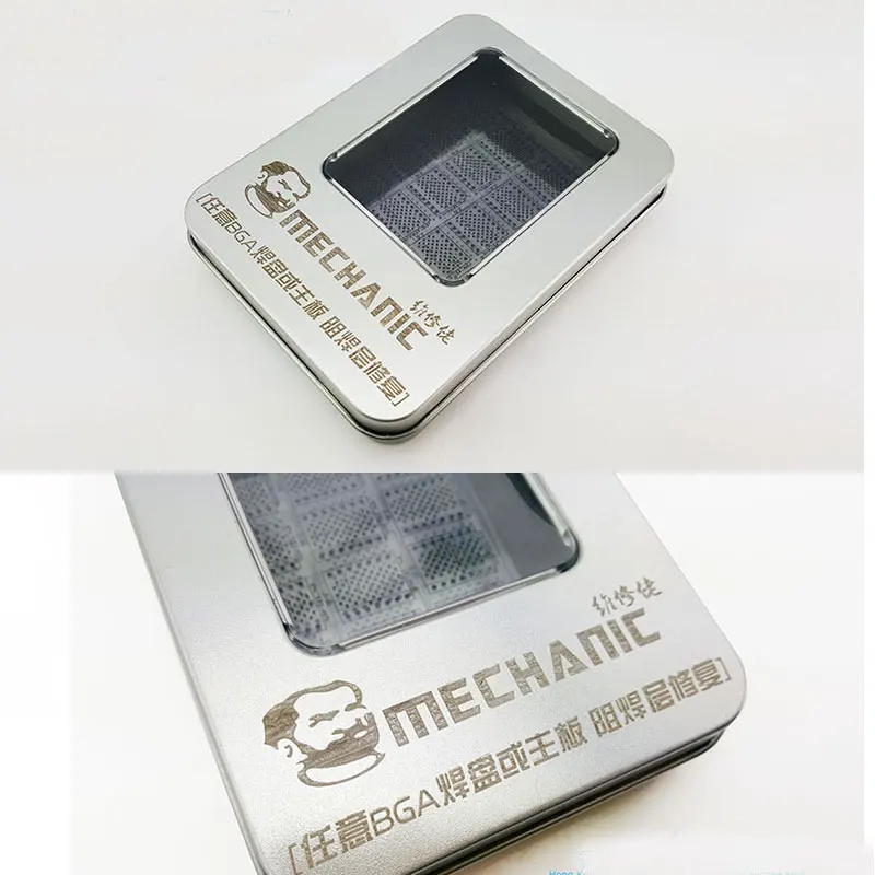BGA трафарет ремонтный набор инструментов для IPhone X чип реболлинг материнская