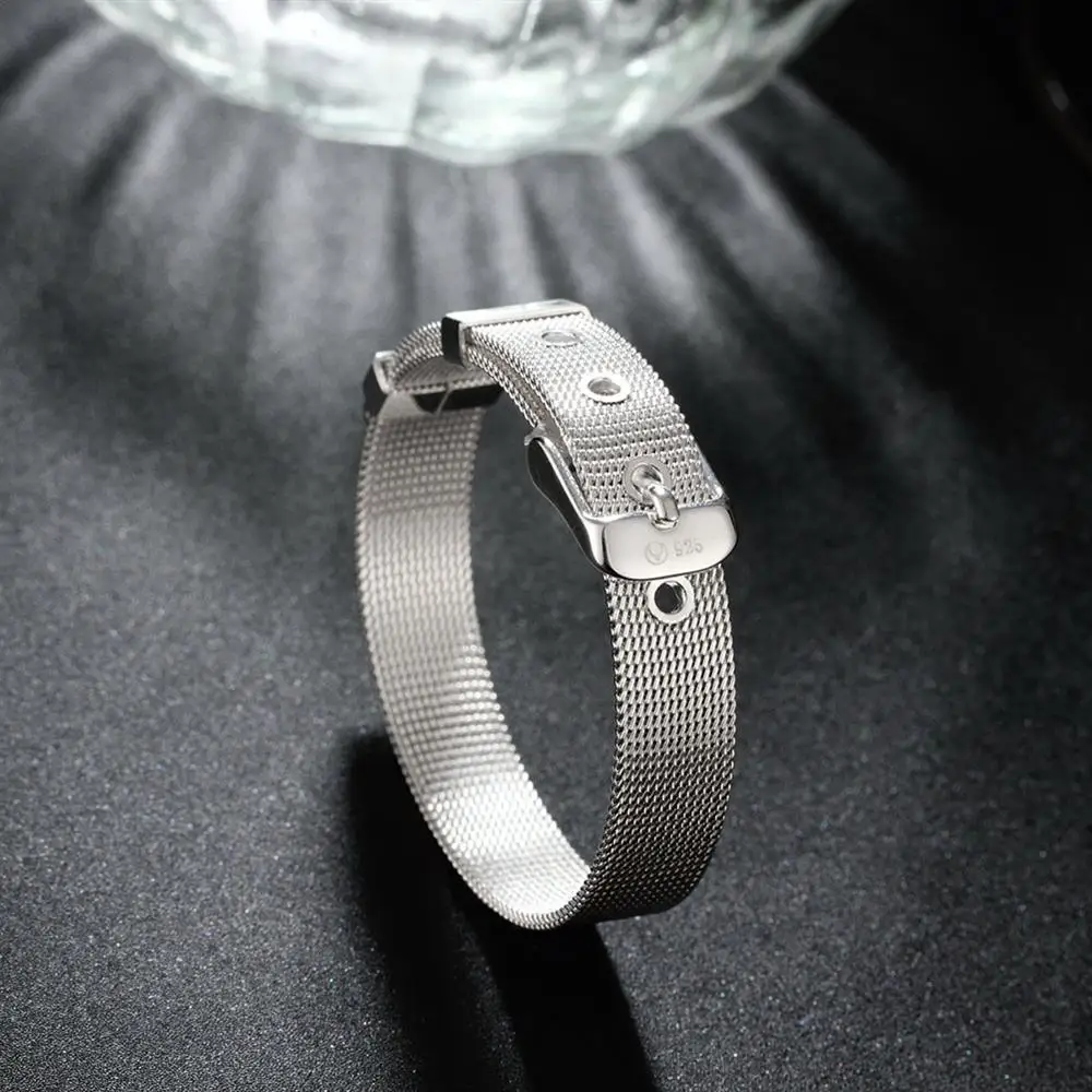 Pulseira de senhora Новое поступление посеребренный браслет для женщин Очаровательная