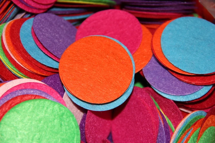 Фетровая ткань из нетканого материала толщина 1 мм полиэфирные войлоки 50 шт.