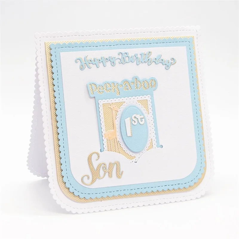 Peek A Boo рамка металлические трафареты для высечки сделай сам скрапбукинг