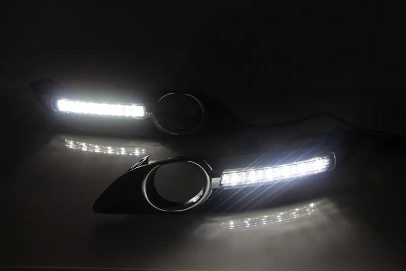 1 комплект белый светодиодный DRL дневные ходовые огни светильник для вождения